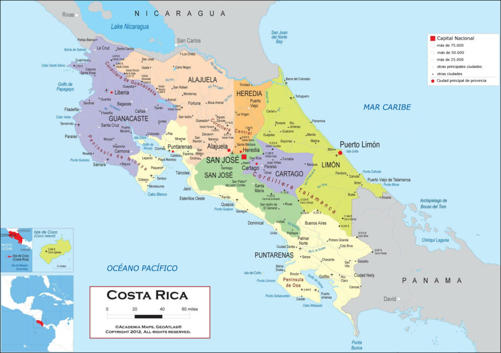 mapa costa rica